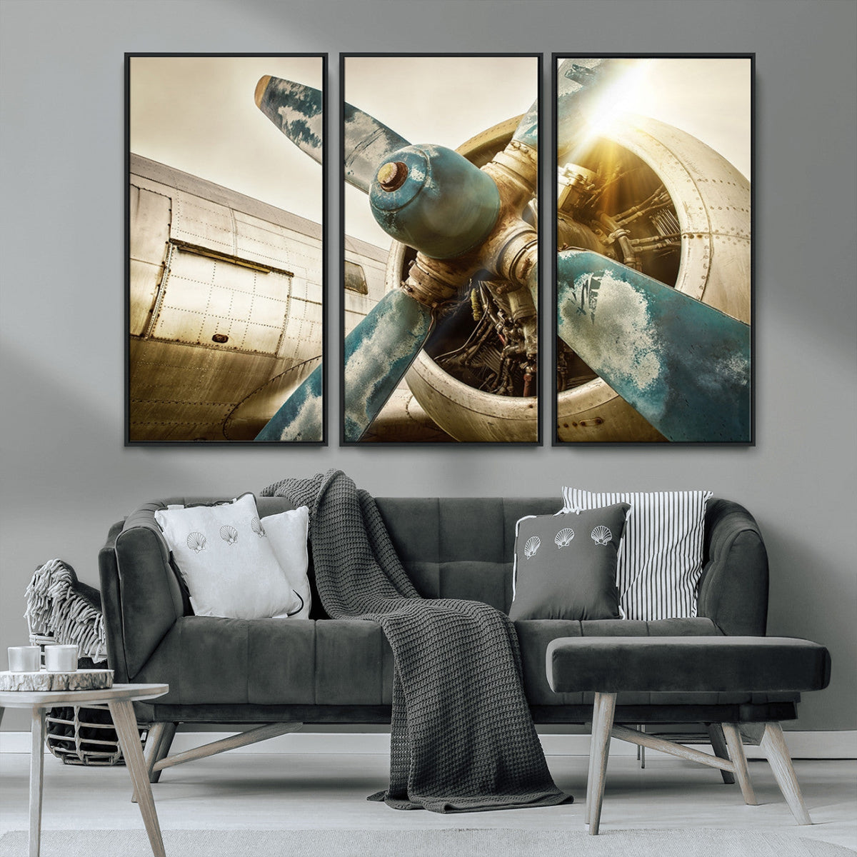 Vintage Airplane Canvas Print
