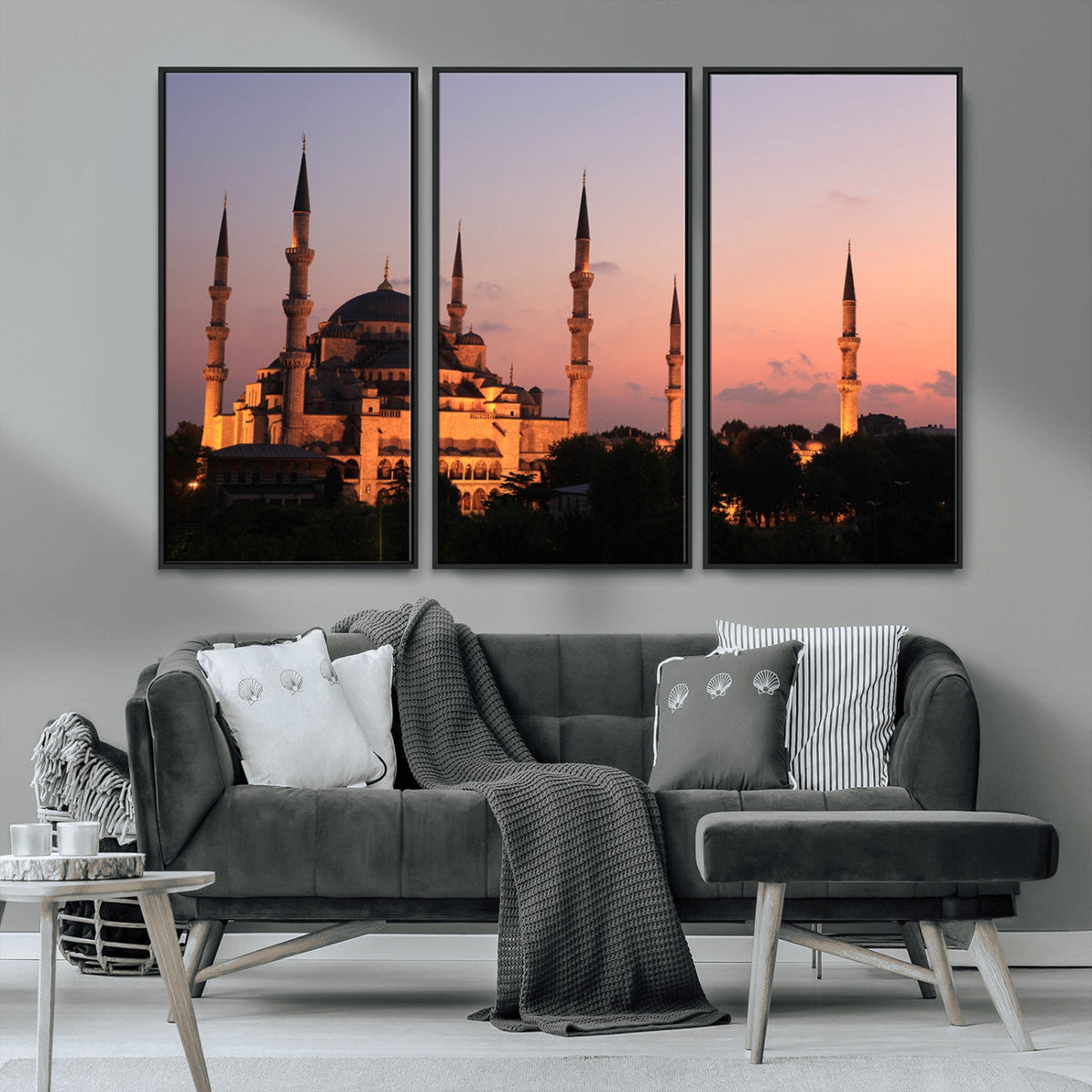 Wall Art Turkey Istanbul Skyline Canvas Print