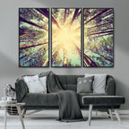 Tree and Sunshine Canvas Print