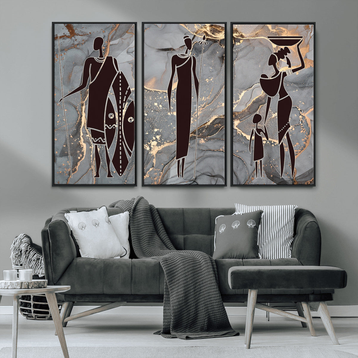 African American Wall Art | Elegant African Women Canvas Print