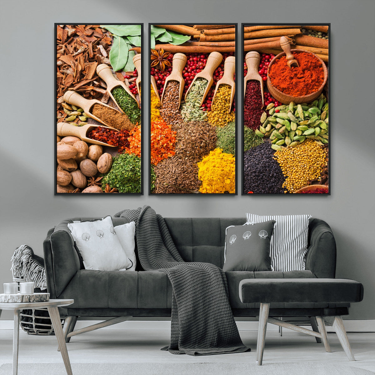 Spices Kitchen Wall Art Canvas Print
