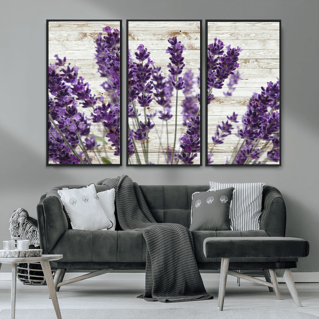 Lavender Herb Wall Art Canvas Print