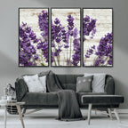 Lavender Herb Wall Art Canvas Print