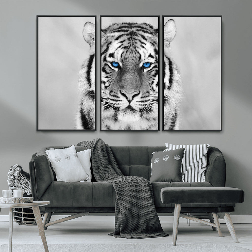 Tiger Canvas Artwork Wall Art Print