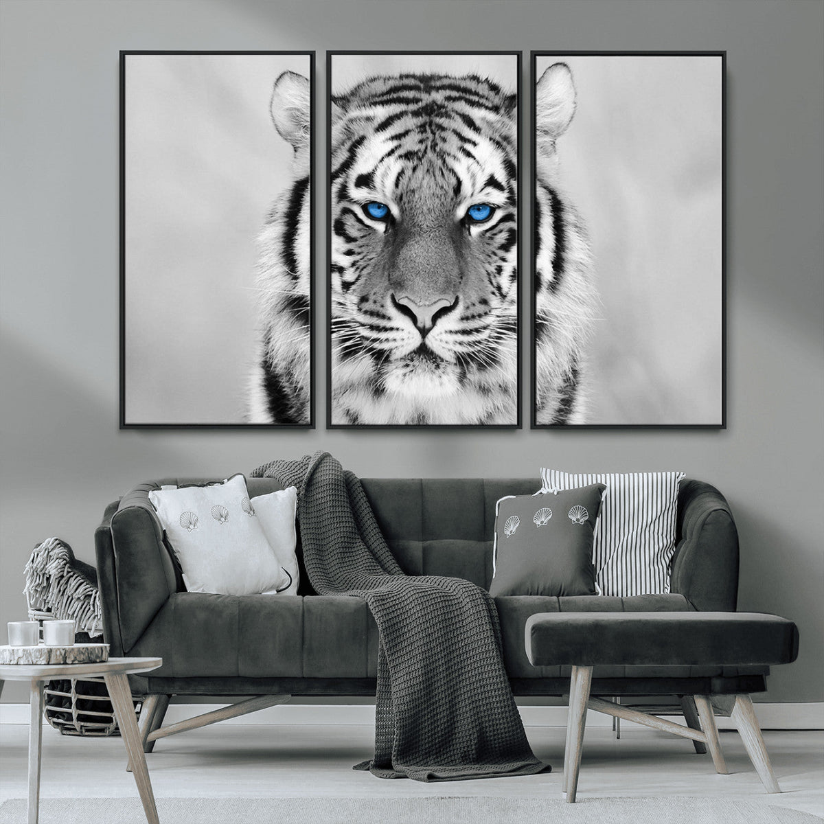 Tiger Canvas Artwork Wall Art Print