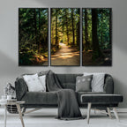 Natural Landscape Wall Art Relaxing Forest Canvas Print