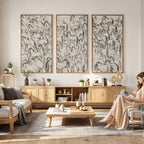 Abstract Horse Sketch Wall Art, Ready to Hang