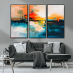 Colorful Abstract Wall Art | Bold Modern Canvas Print | Ready to Hang