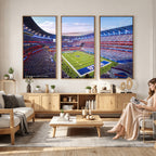 Buffalo Bills Football Team Print Canvas, Buffalo Highmark Stadium