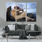 Fallen Angel Wall Art Canvas Print, Alexandre Cabanel Classic Art Reproduction