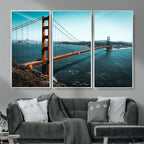 Golden Gate Bridge Wall Art Canvas Print | San Francisco Landmark Photography