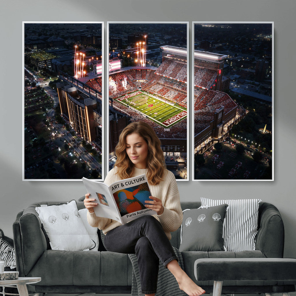 Oklahoma Memorial Stadium, Gaylord Memorial Stadium Wall Art
