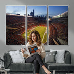 Chicago Bears Soldier Field Canvas Wall Art, NFL Stadium Panorama