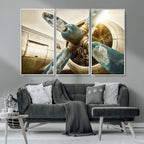 Vintage Airplane Canvas Print