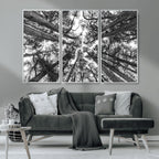 Trees Contemporary Art Canvas Print