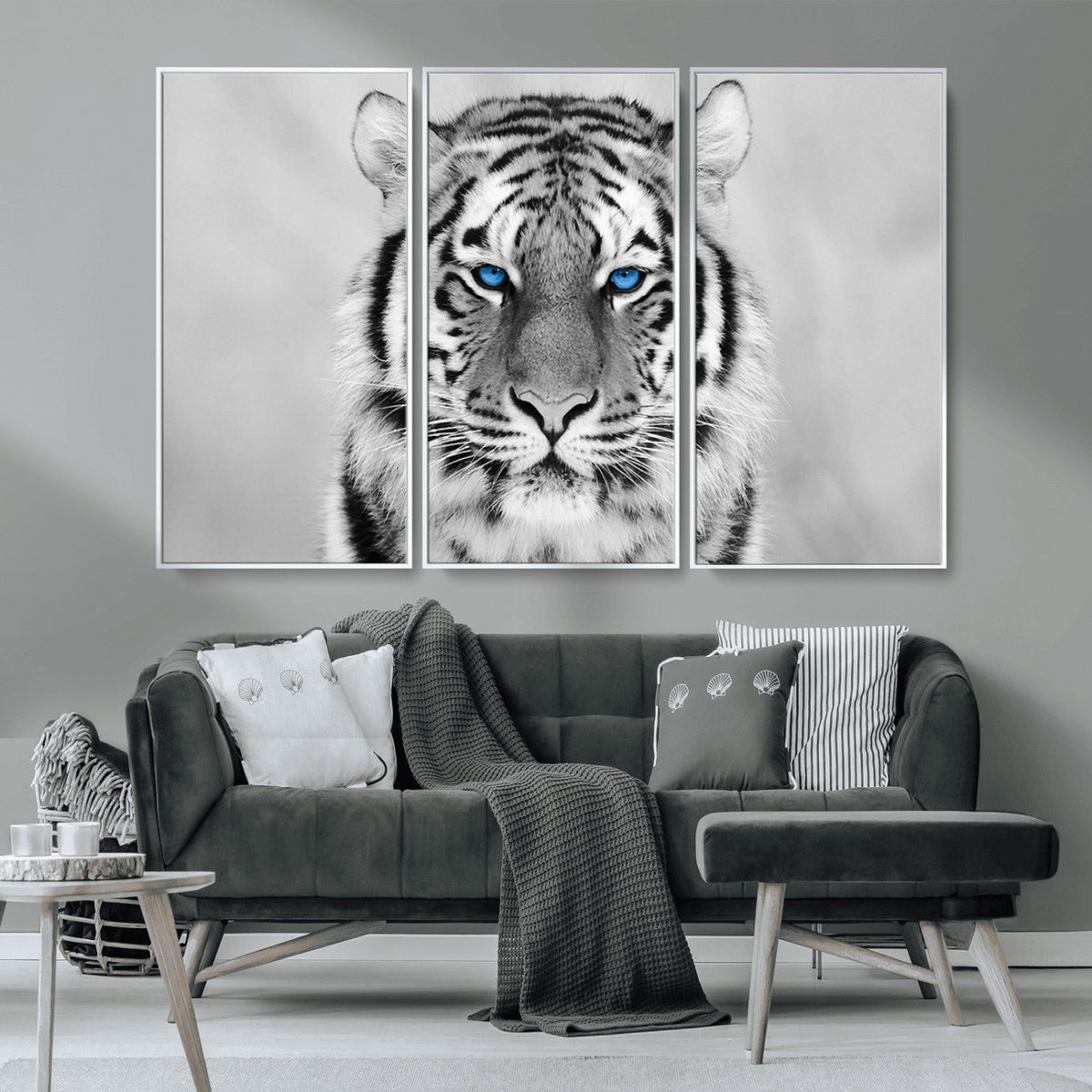 Tiger Canvas Artwork Wall Art Print