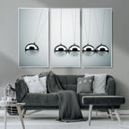 Newton's Cradle Wall Art Canvas Print | Framed Newton Cradle Wall Art