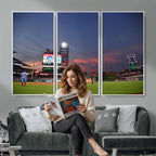 Philadelphia Phillies Baseball Print, Philadelphia Citizens Bank Park Stadium Wall Art