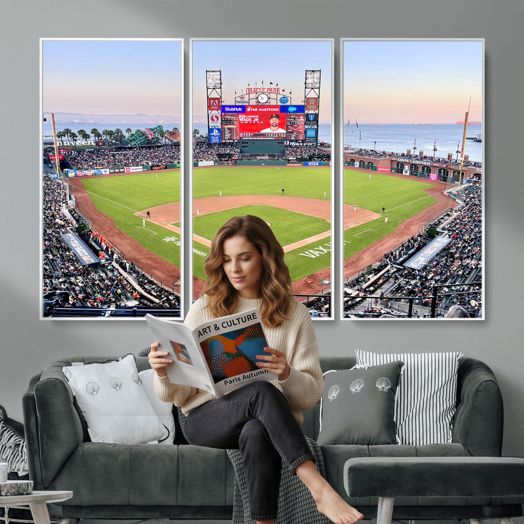 San Francisco Giants Baseball Team Print, Oracle Park