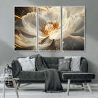 Abstract Floral Wall Art Canvas Print