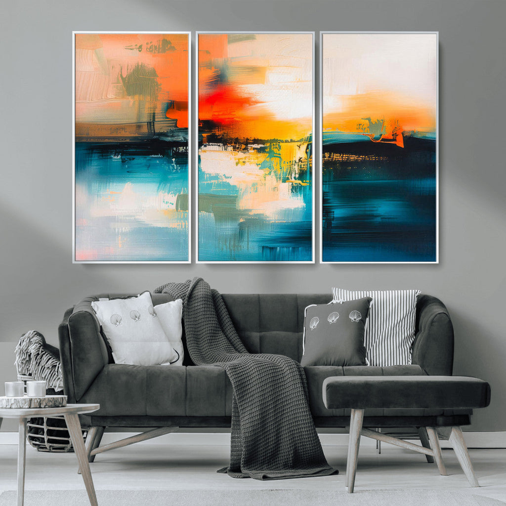Colorful Abstract Wall Art | Bold Modern Canvas Print | Ready to Hang