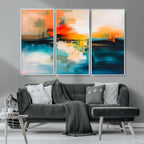 Colorful Abstract Wall Art | Bold Modern Canvas Print | Ready to Hang