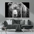 399 Grizzly Bear Canvas Print, Ready to Hang Wall Art