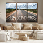 Recovery Road Wall Art Canvas Print