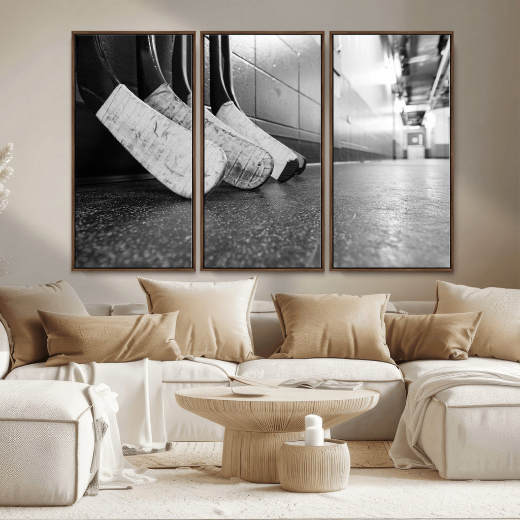 Ice Hockey Wall Art Canvas Print