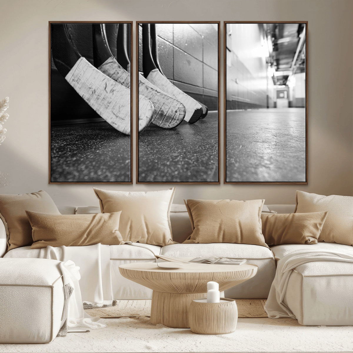 Ice Hockey Wall Art Canvas Print