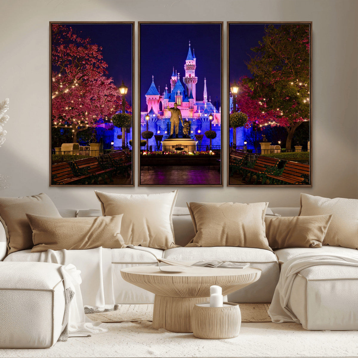 Disney Castle Wall Art | Framed Magic Kingdom Canvas