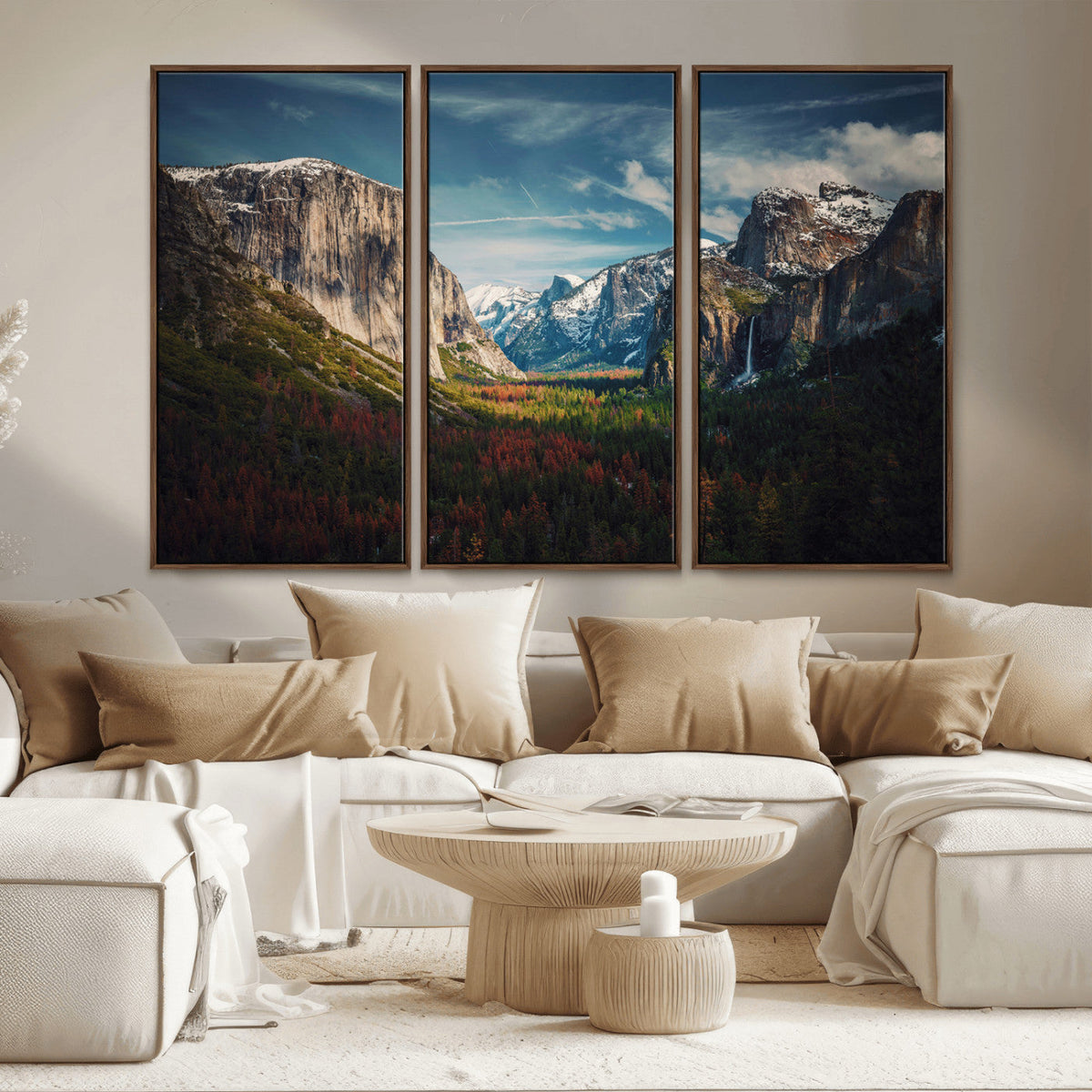 Yosemite National Park Wall Art Canvas Print, Framed El Capitan Mountain Landscape