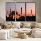 Wall Art Turkey Istanbul Skyline Canvas Print