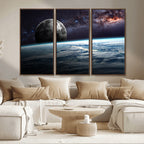 Space and Planet Canvas Print