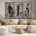 African American Wall Art | Elegant African Women Canvas Print