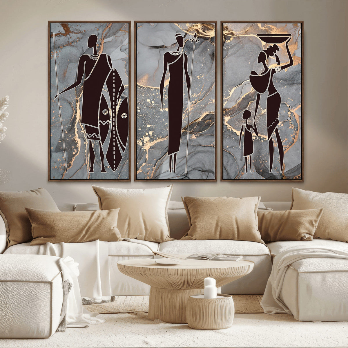 African American Wall Art | Elegant African Women Canvas Print