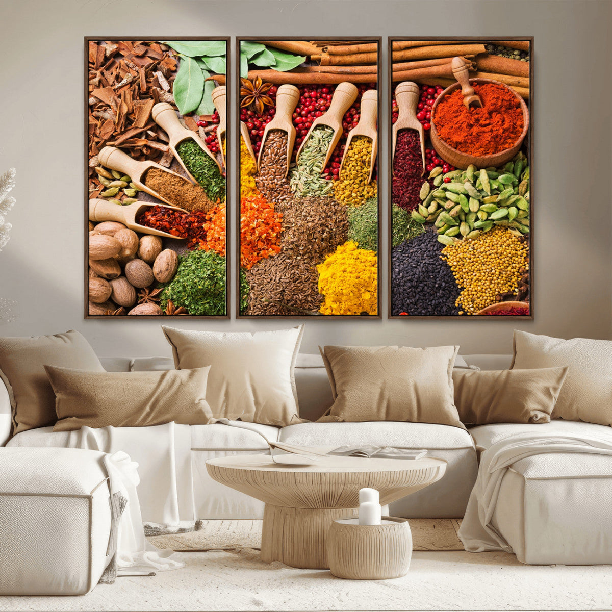Spices Kitchen Wall Art Canvas Print