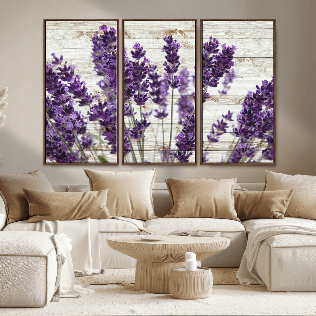 Lavender Herb Wall Art Canvas Print