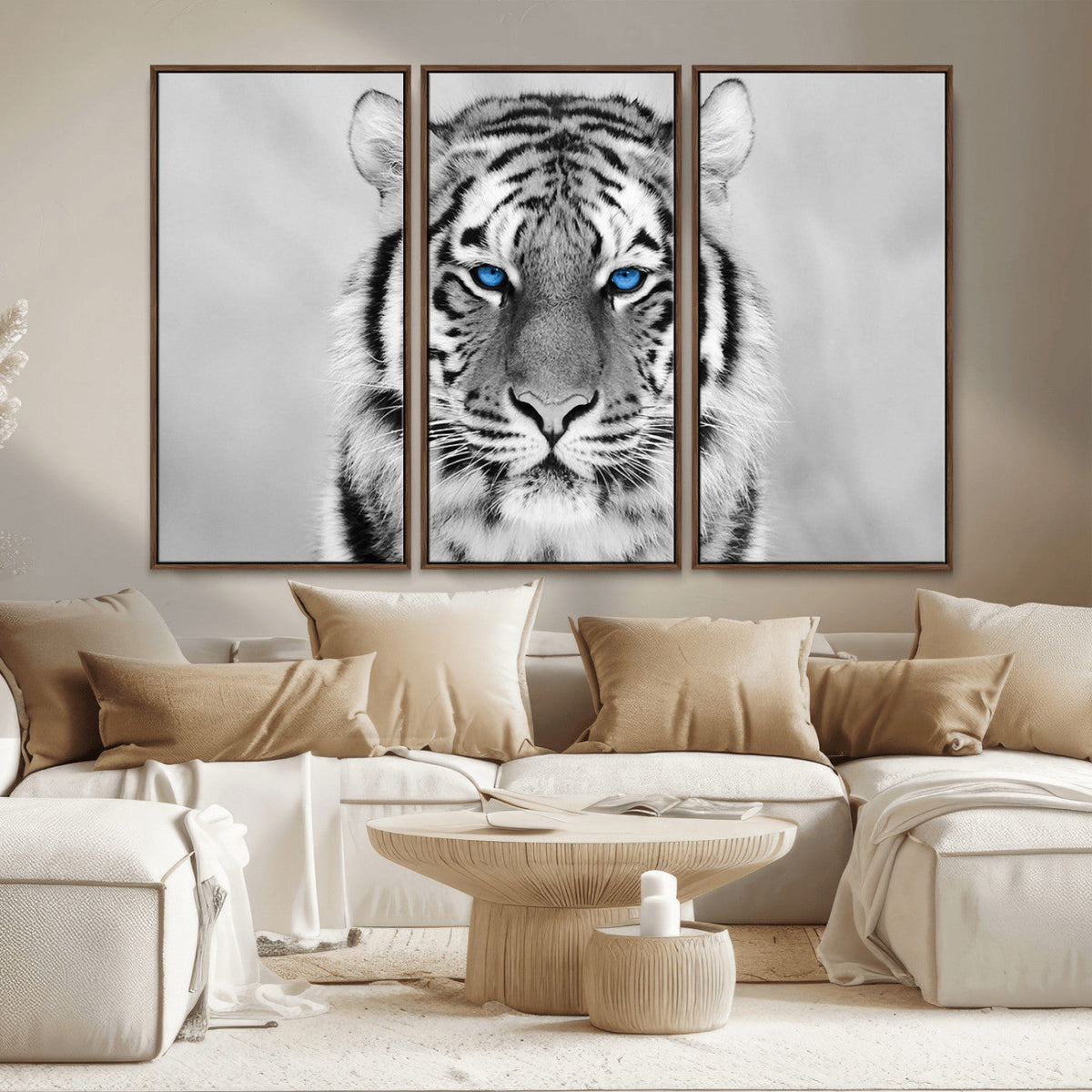 Tiger Canvas Artwork Wall Art Print