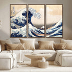 Hokusai: The Breaking Wave off Kanagawa Canvas Print