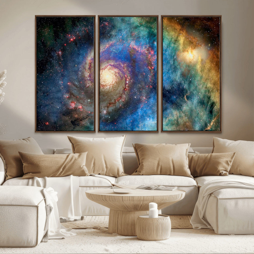 Spiral Galaxy Wall Art Canvas Print
