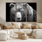 399 Grizzly Bear Canvas Print, Ready to Hang Wall Art