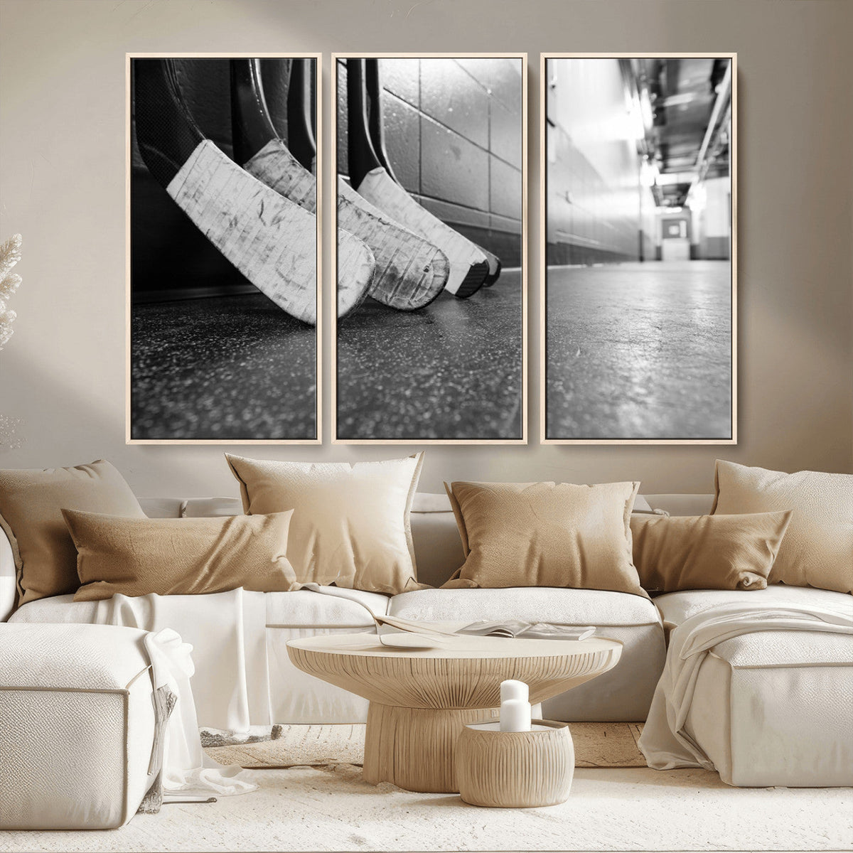 Ice Hockey Wall Art Canvas Print
