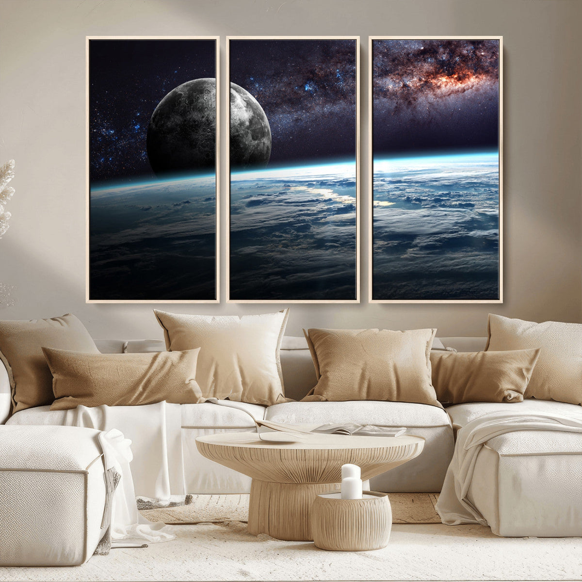 Space and Planet Canvas Print