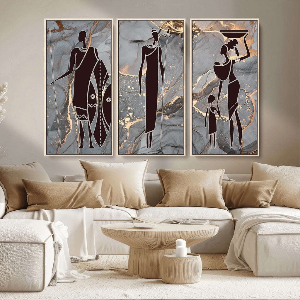 African American Wall Art | Elegant African Women Canvas Print