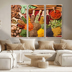 Spices Kitchen Wall Art Canvas Print