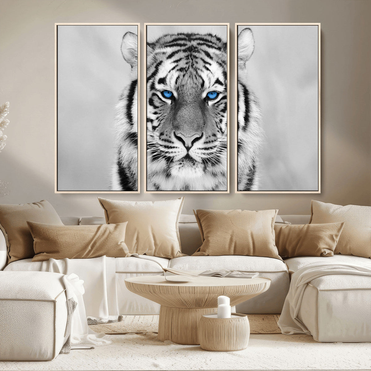 Tiger Canvas Artwork Wall Art Print