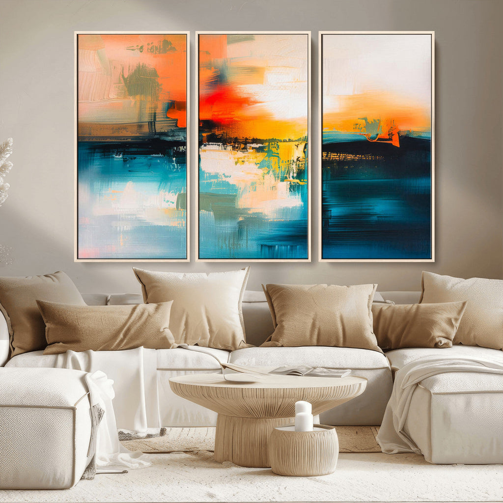 Colorful Abstract Wall Art | Bold Modern Canvas Print | Ready to Hang