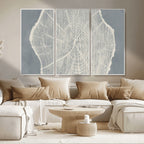 Abstract Tree Ring Wall Art Canvas Print, Framed and Ready to Hang