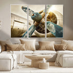 Vintage Airplane Canvas Print